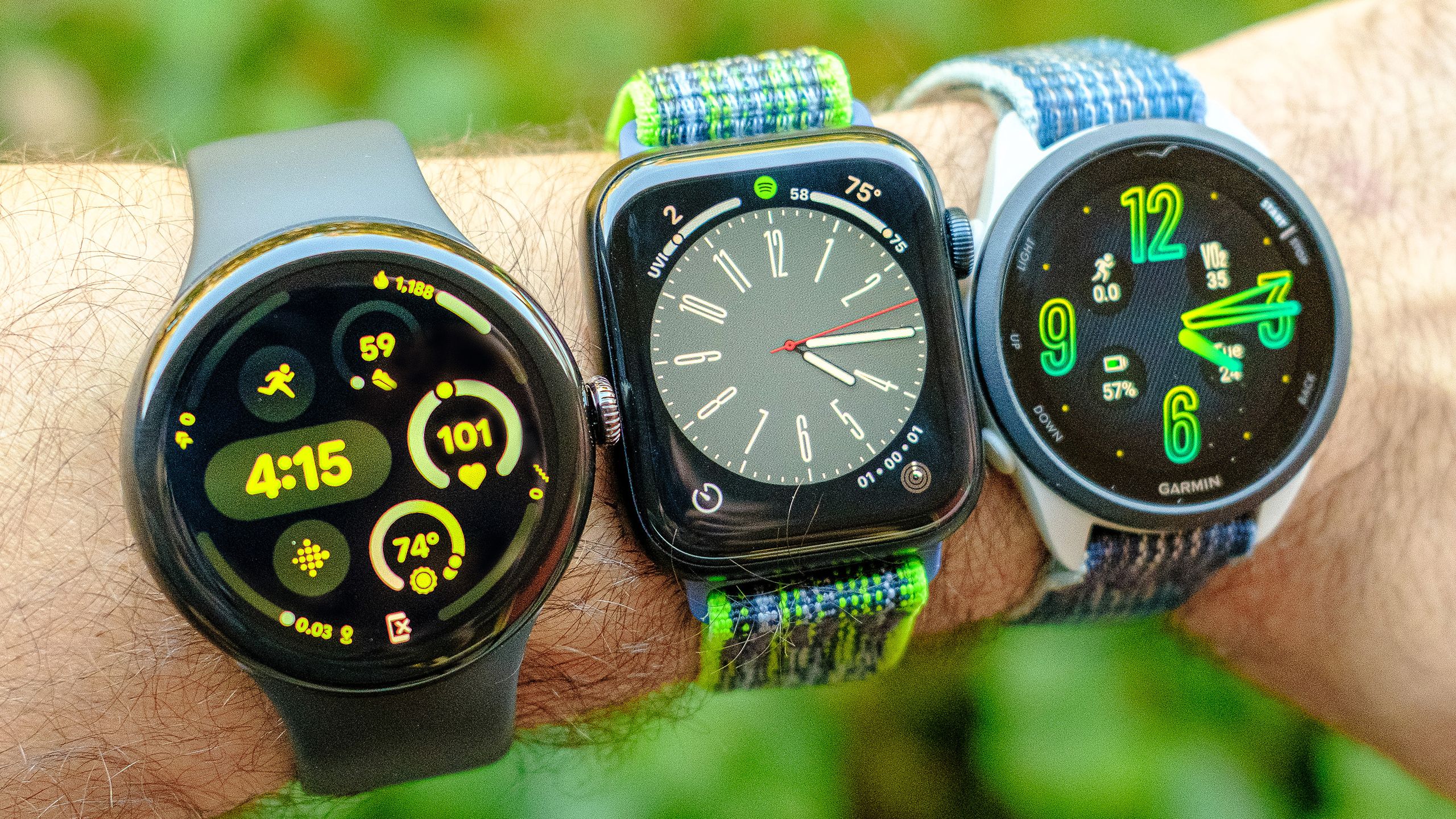I hiked 9 miles with the Apple Watch SE vs. Pixel Watch 3 vs