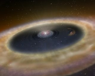 newly born alien planet LkCa 15 b