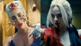 Lady Gaga in 911 music video and Margot Robbie as Harley quinn in The Suicide Squad