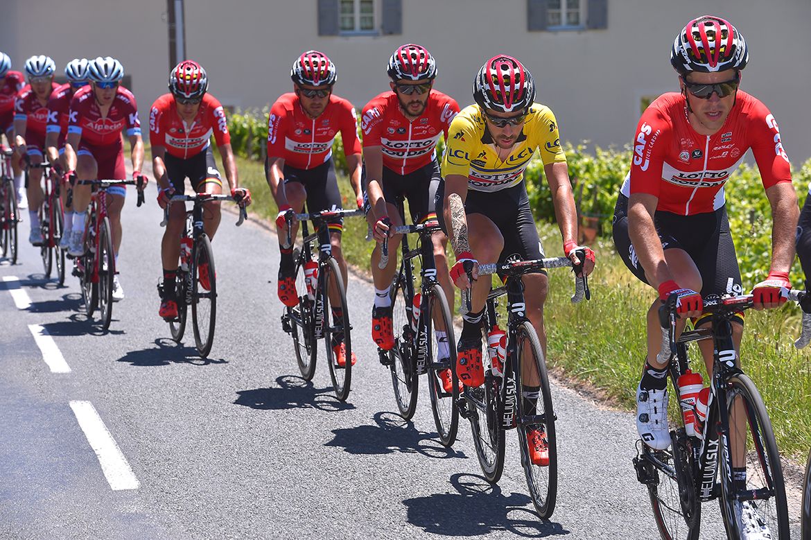 Thomas de Gendt the race leader