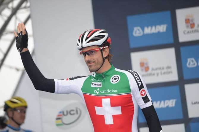Fabian Cancellara in the Swiss jersey
