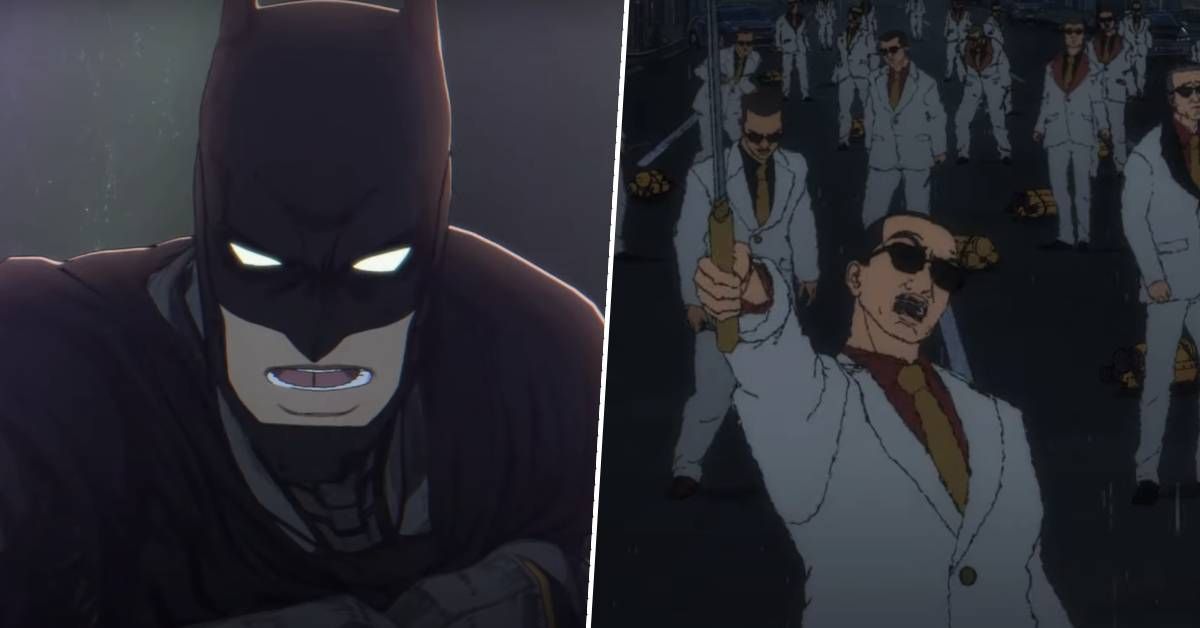 New trailer for Batman anime movie is a wild ride with the Yakuza raining from the sky, Japan appearing over Gotham, and the Justice League