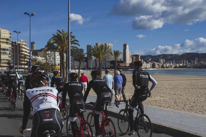 Trek Factory Racing train on the Costa Blanca.