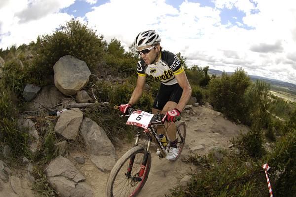 Andrew Blair rides well for his new team on his local track.