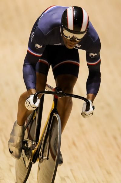 Gregory Bauge (France) was the fastest qualifier for the sprint.