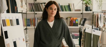 rise & Fall creative director natalie hasseck poses in her design studio