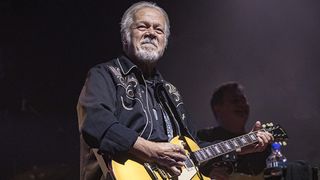 Randy Bachman of Bachman-Turner Overdrive performs on stage at The Magnolia on November 05, 2023 in El Cajon, California. 