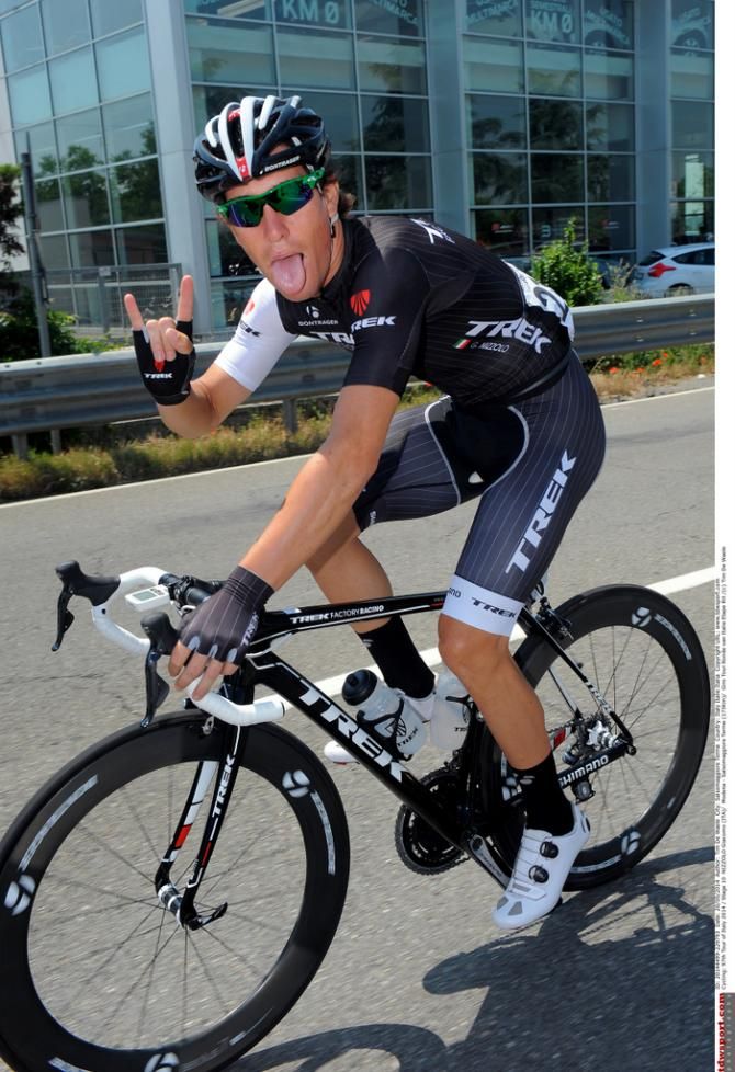Giacomo Nizzolo (Trek) was close to a maiden Giro win today
