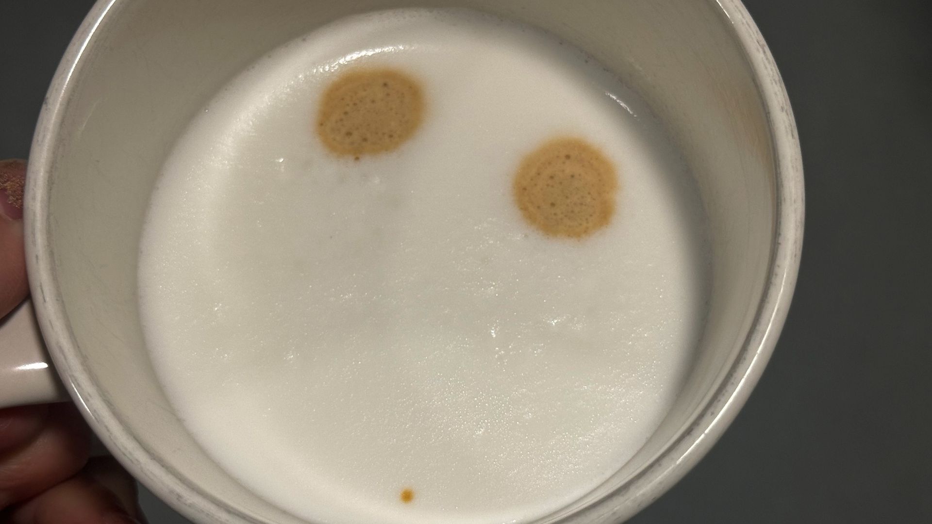 a milk drink made on the kitchenaid kf3
