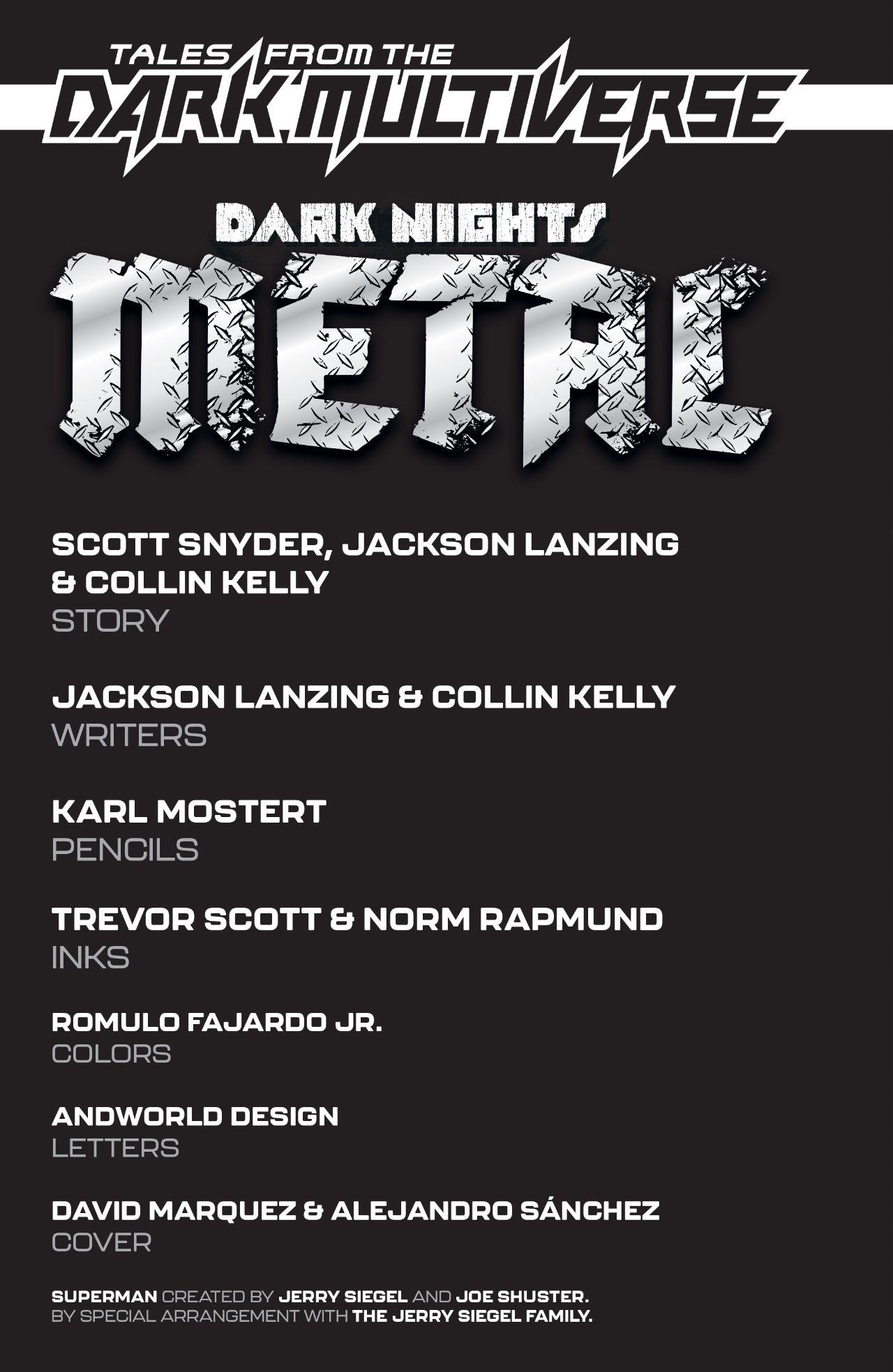 Tales from the Dark Multiverse: Metal #1