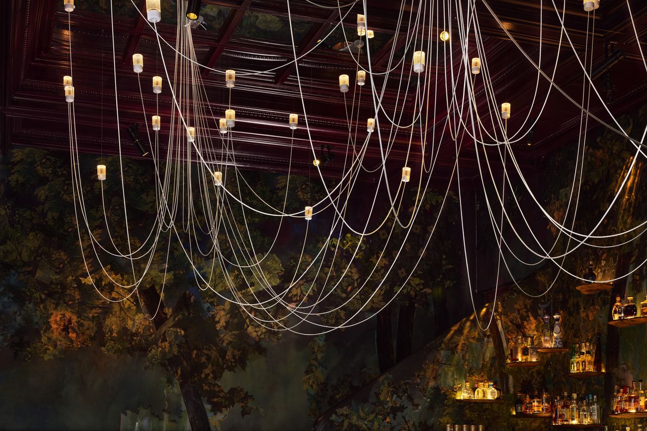Interiors of sketch London on the occasion of the Dreamscapes exhibition