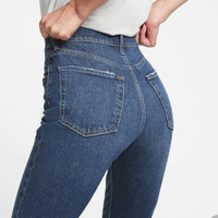 Gap High Rise Cheeky Straight Jeans With Washwell