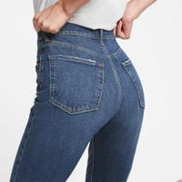 High Rise Cheeky Straight Jeans