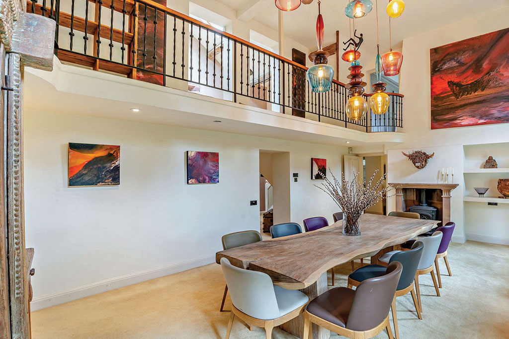 Property for sale with minstrels' gallery: Rakesdale House, Rakesdale, Alton, Stoke-on-Trent. 