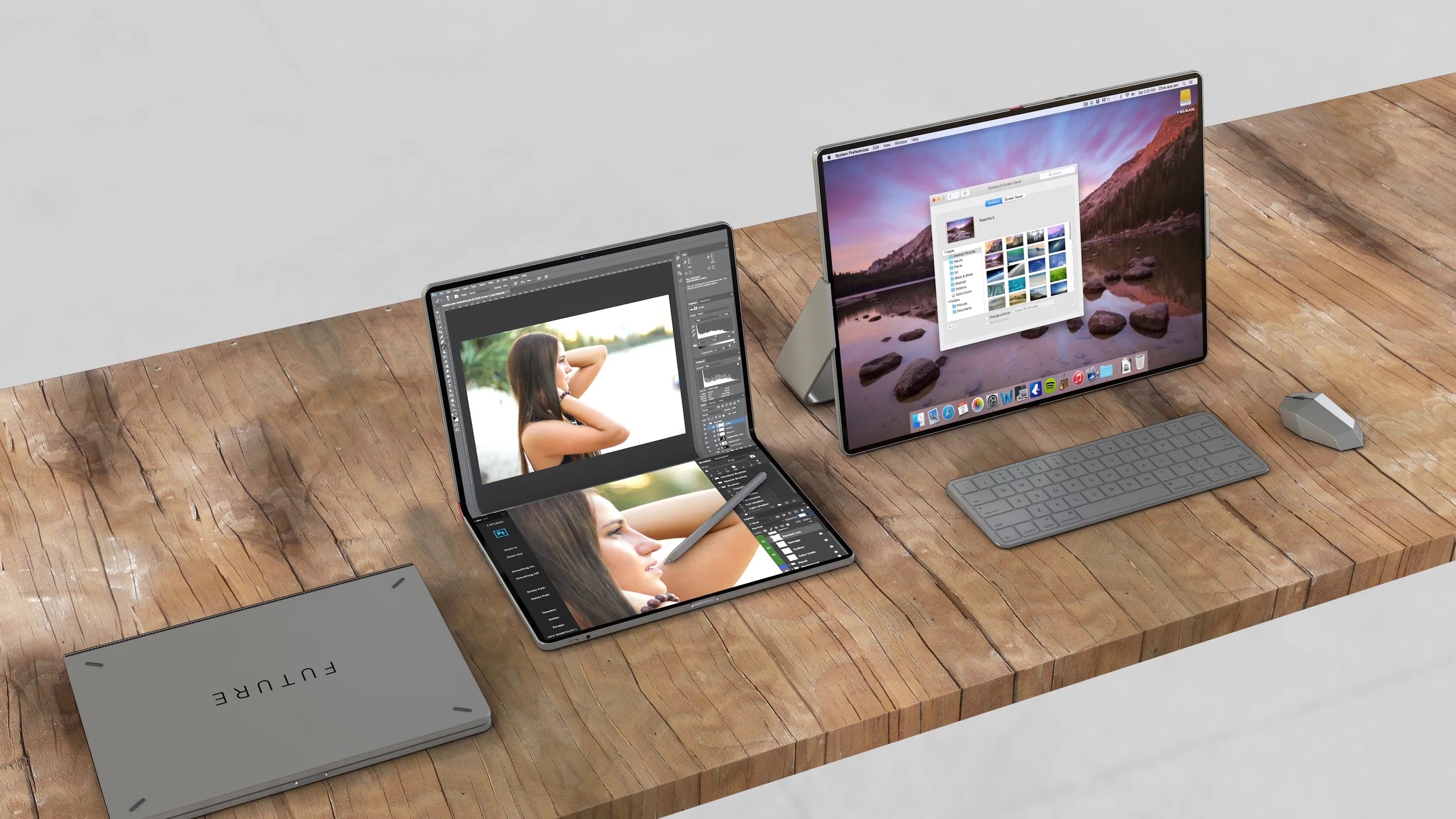 Foldable iPad concept