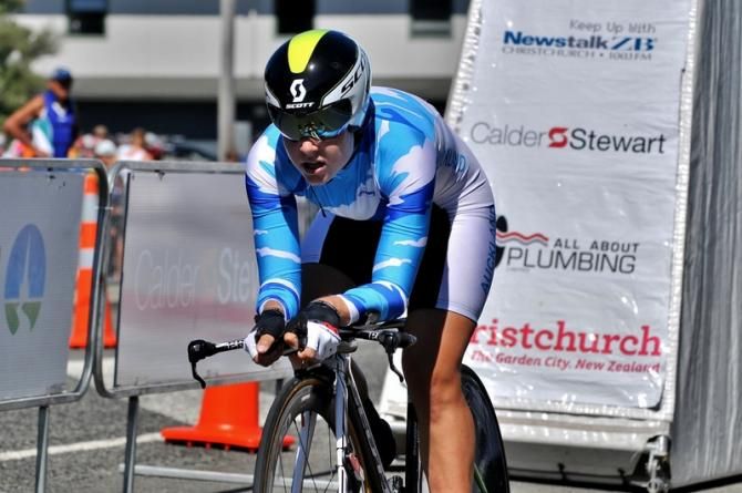 New Zealand National Time Trial Champion, Linda Villumsen