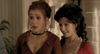 Buffy and Willow in Buffy's Season 2 Halloween episode
