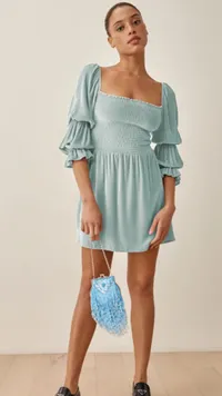 Reformation, Albi Velvet Dress ($278, $194.60, £‌285 £‌199.50)