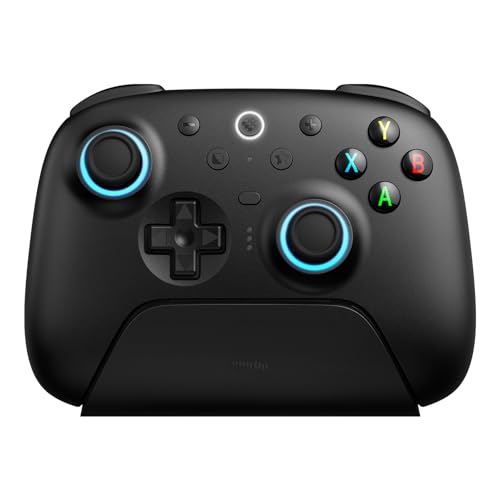 8bitdo Ultimate 2 Wireless Controller for Windows & Android, Gaming Controller With Tmr Joysticks, Switchable Hall Effect/tactile Triggers, Motion Control, Rgb Fire Ring, 8speed Wireless Tech, Black