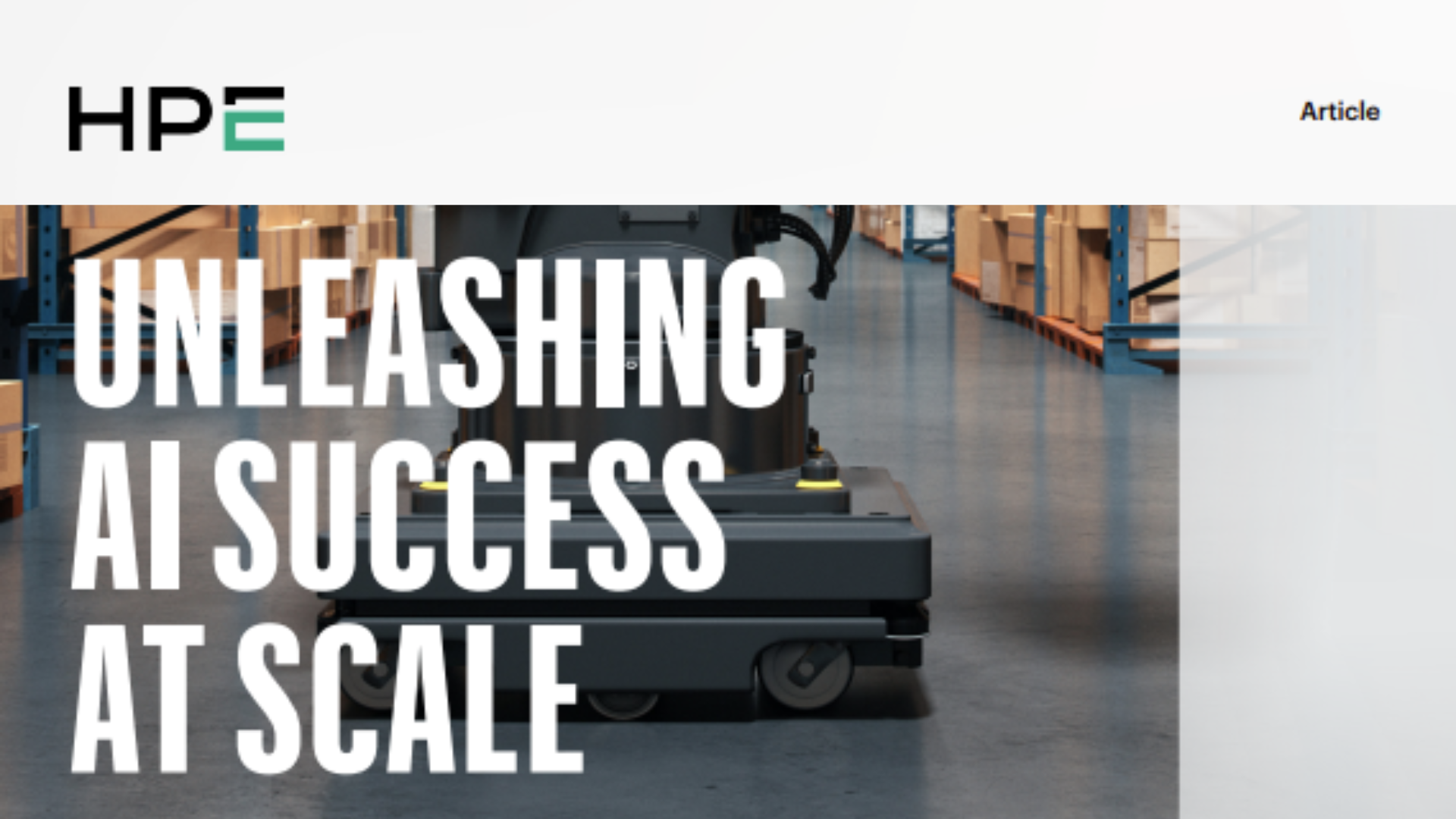 Unleashing AI Success at Scale