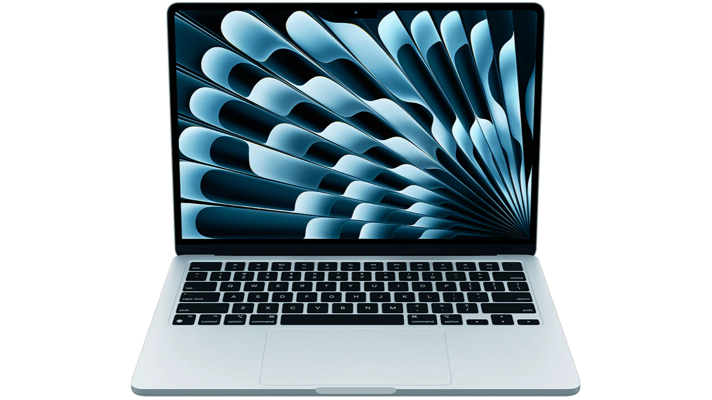 An Apple MacBook Air 13-inch M4 against a white background