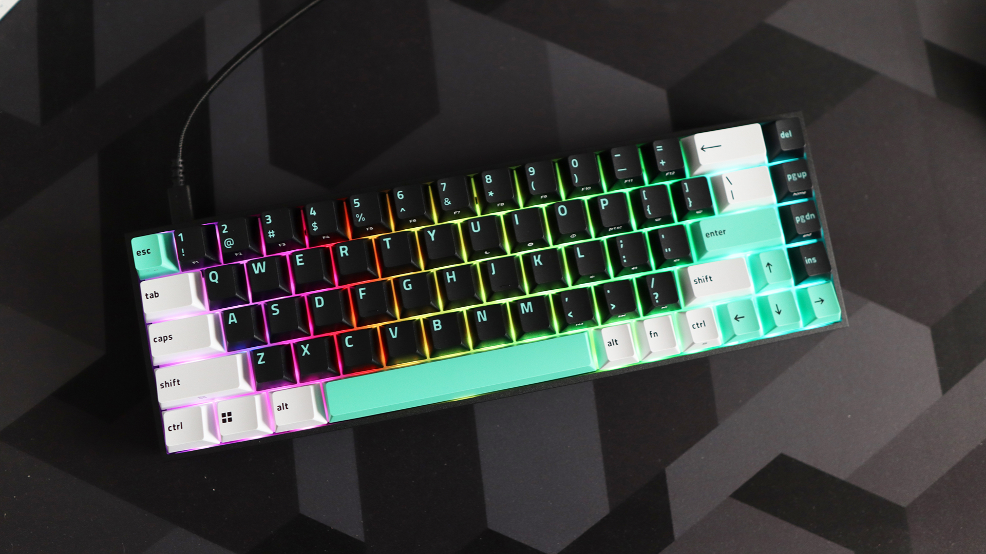 Razer Reclusa X Mini 65% keyboard on a desk