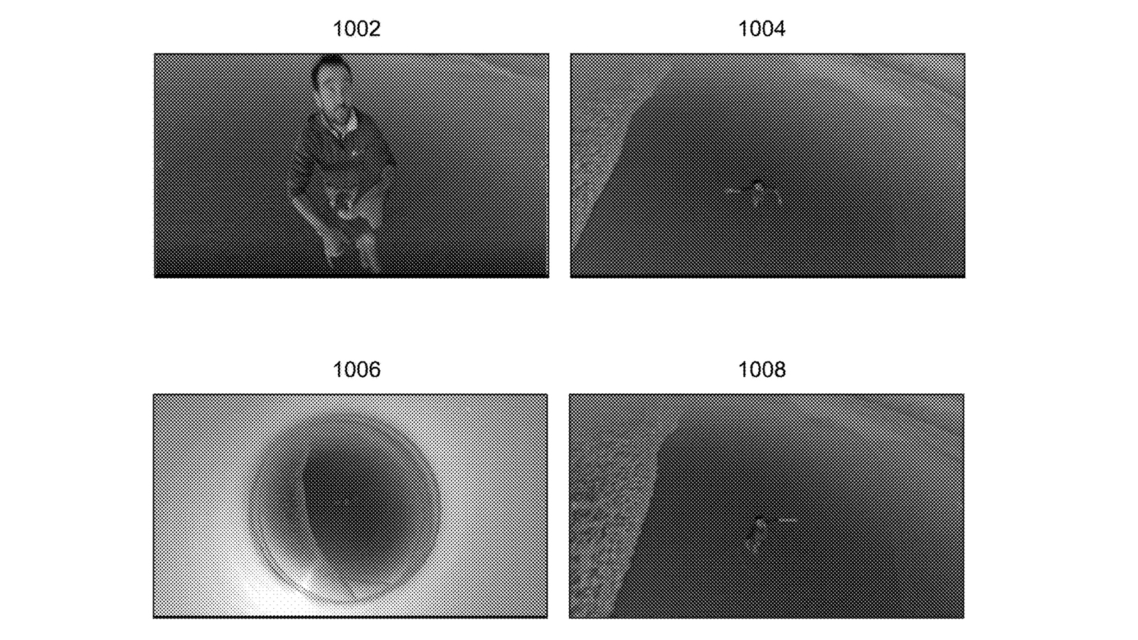 Some example images from a 360 camera in a GoPro patent application