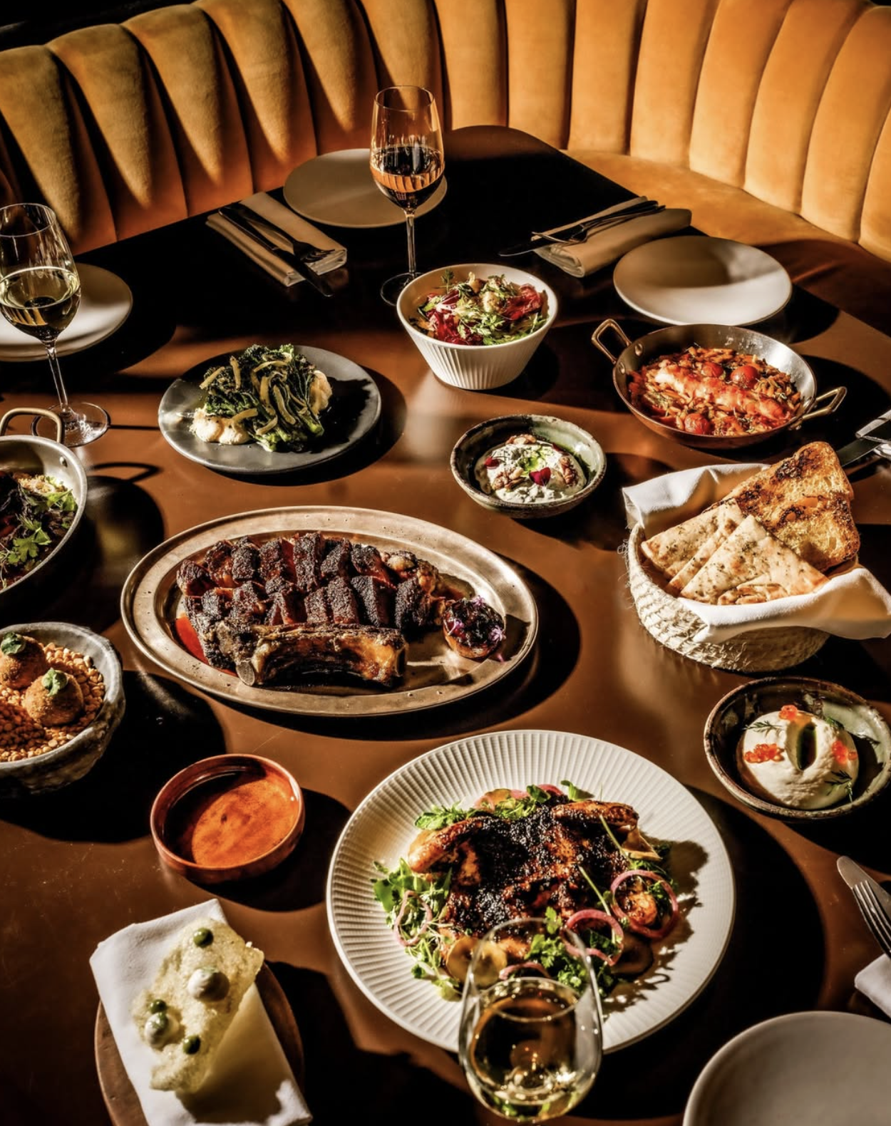 an image of the new menu at Yopo Zaytoun on a table