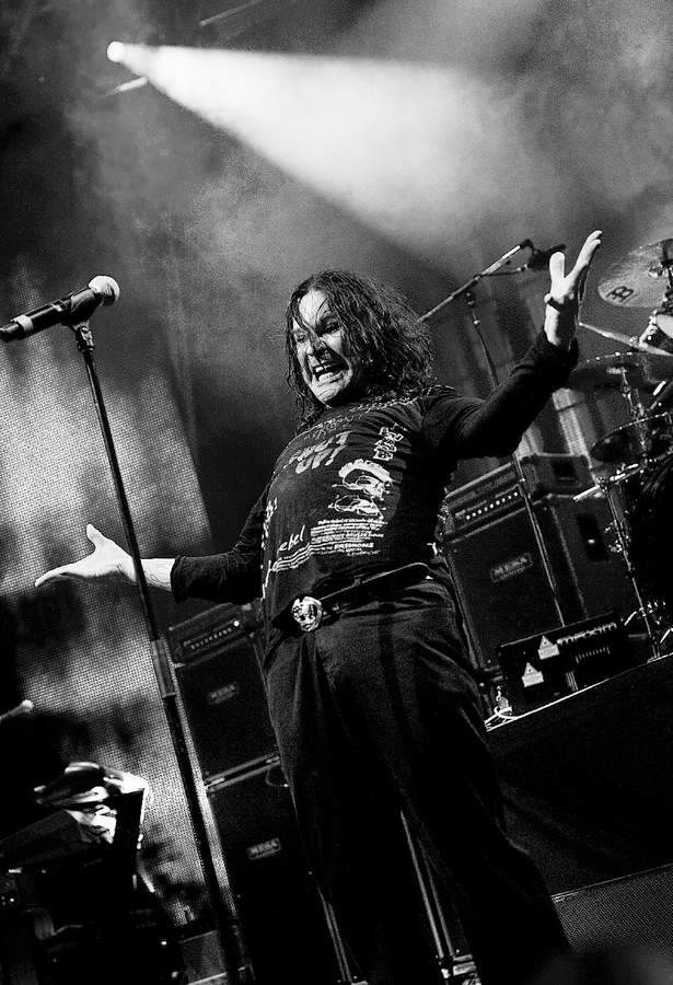 Ozzy Osbourne onstage