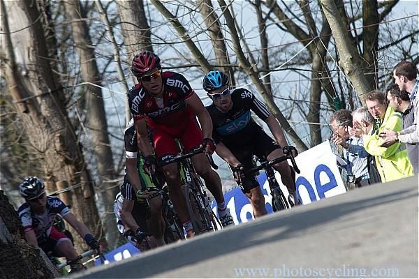 The course took its toll on some of the riders