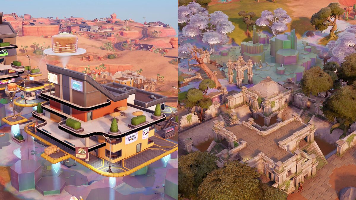 Fortnite flutter barn and shimmering shrine points of interest