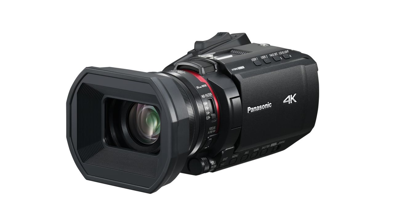 The Panasonic HC-X1200 on a white background