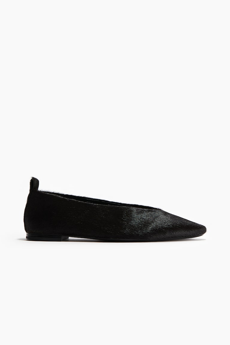 Leather Ballet Pumps