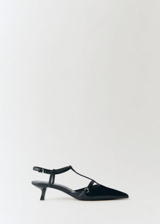 Kitten-Heel Leather Shoes - Women | Mango Usa