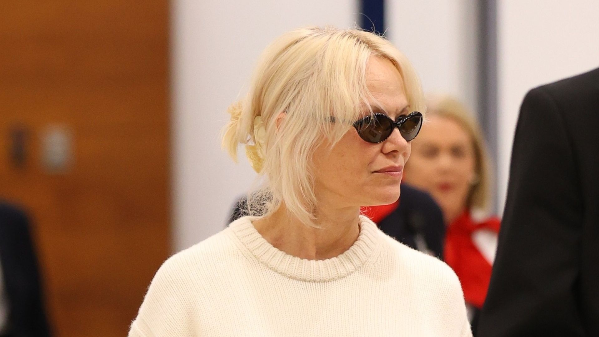 Pamela Anderson arrives in Sydney ahead of her &lsquo;In Conversation&rsquo; speaking tour 13/04/2026