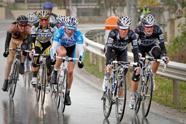 The climate conditions started to get treachorous early in the stage.
