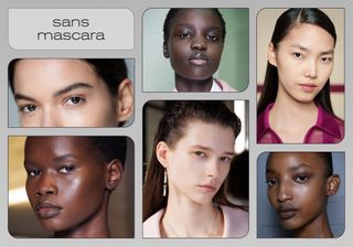 SS25 beauty trend: no mascara makeup