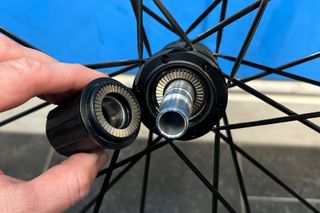 Detail of Mavic Allroad SL rear hub