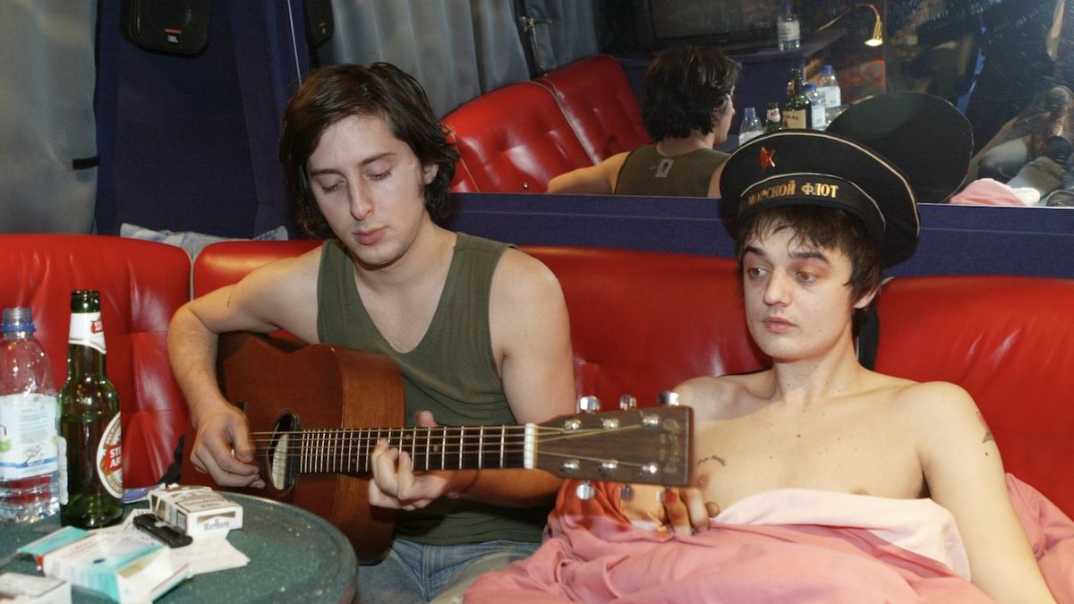 Carl Barat and Pete Doherty