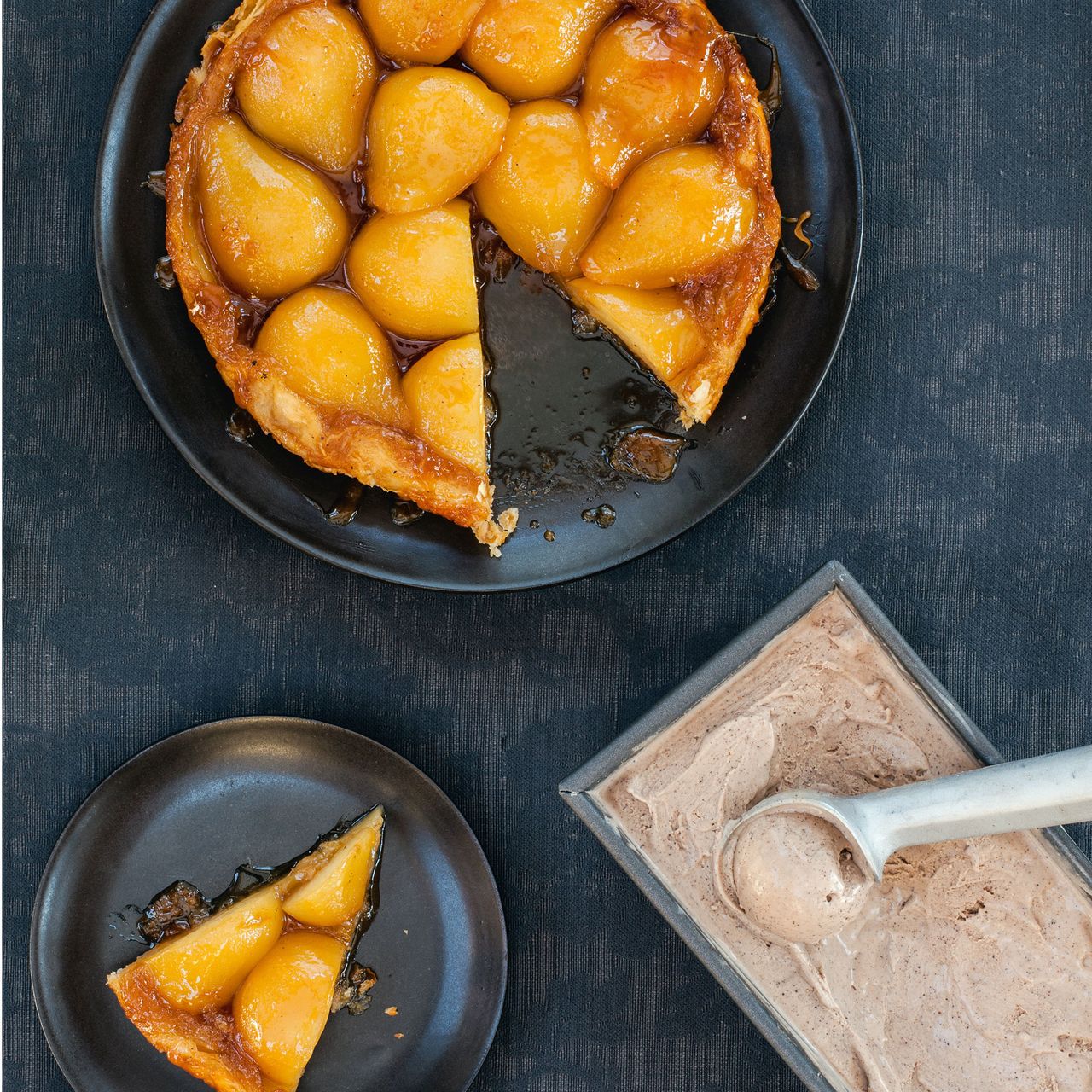 Pear and Honey Tatin with Allspice Ice Cream photo