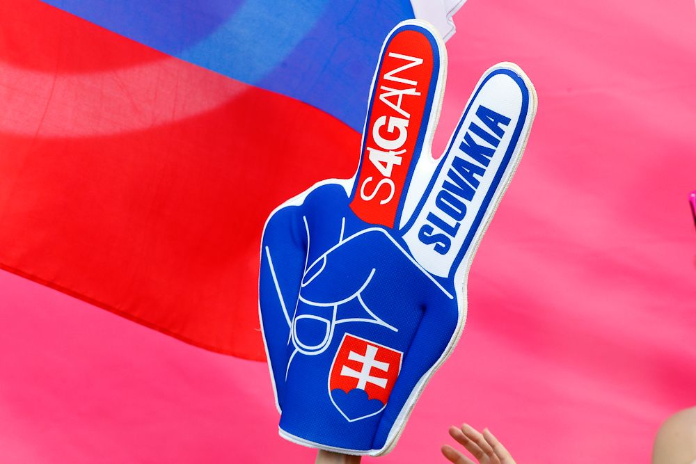 A Peter Sagan fan shows support for the Slovakian champ.