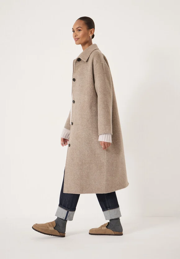 hush, Edie Pure Wool Double Faced Coat