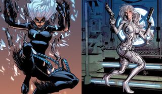 Black Cat and Silver Sable