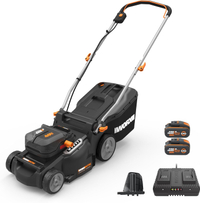 Worx WG737E 40V 37cm Cordless Lawnmower
