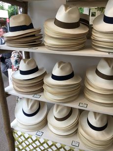 Panama hats - 2018 Chelsea Flower Show