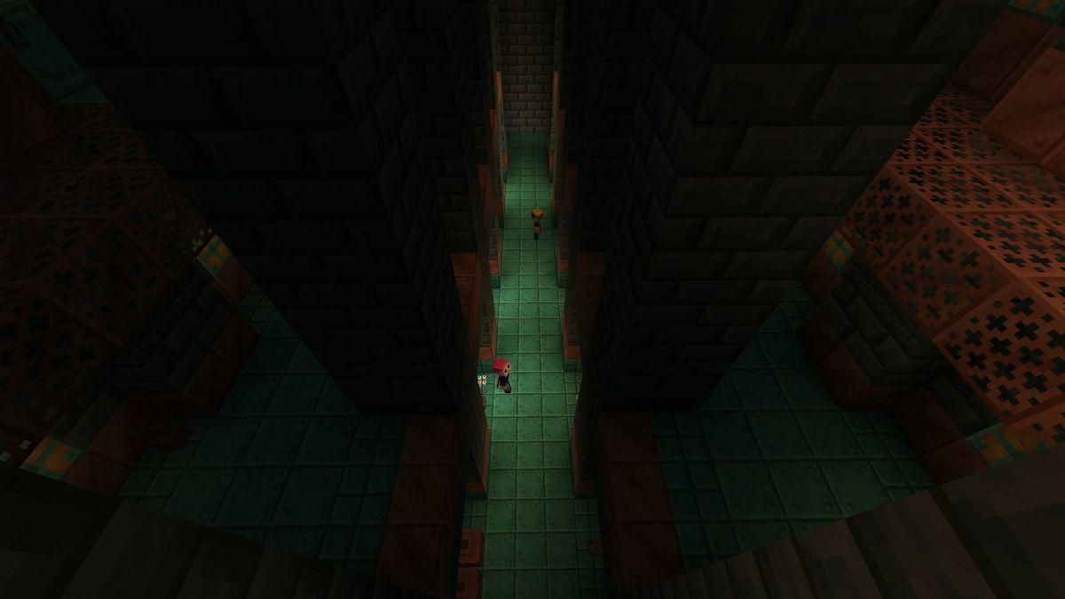 Image of Minecraft 1.21's Trial Chambers and copper bulbs.