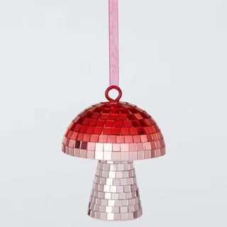 John Lewis Sugar & Spice Mirrored Mushroom Tree Decoration