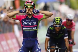 Diego Ullisi wins stage eleven of the 2016 Giro d'Italia