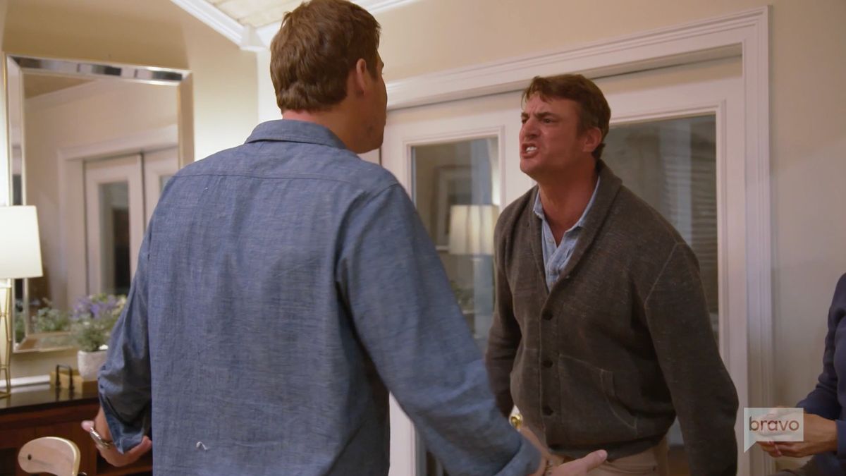 Austen Kroll and Shep Rose argue in Southern Charm season 8