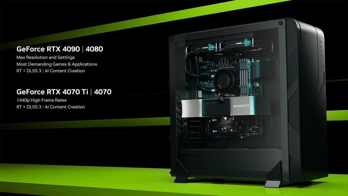 Nvidia GeForce RTX 4060 Ti and RTX 4060 slide deck